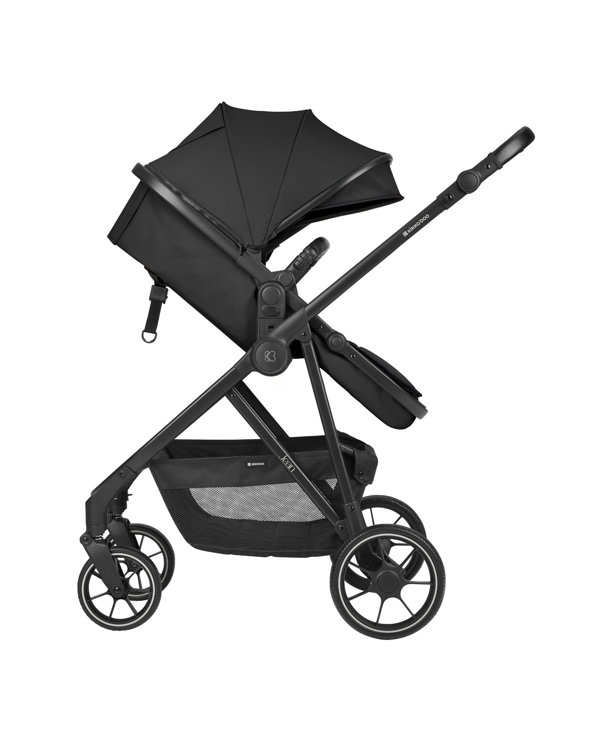 Carrito 3en1 con asiento transf. Jean Negro