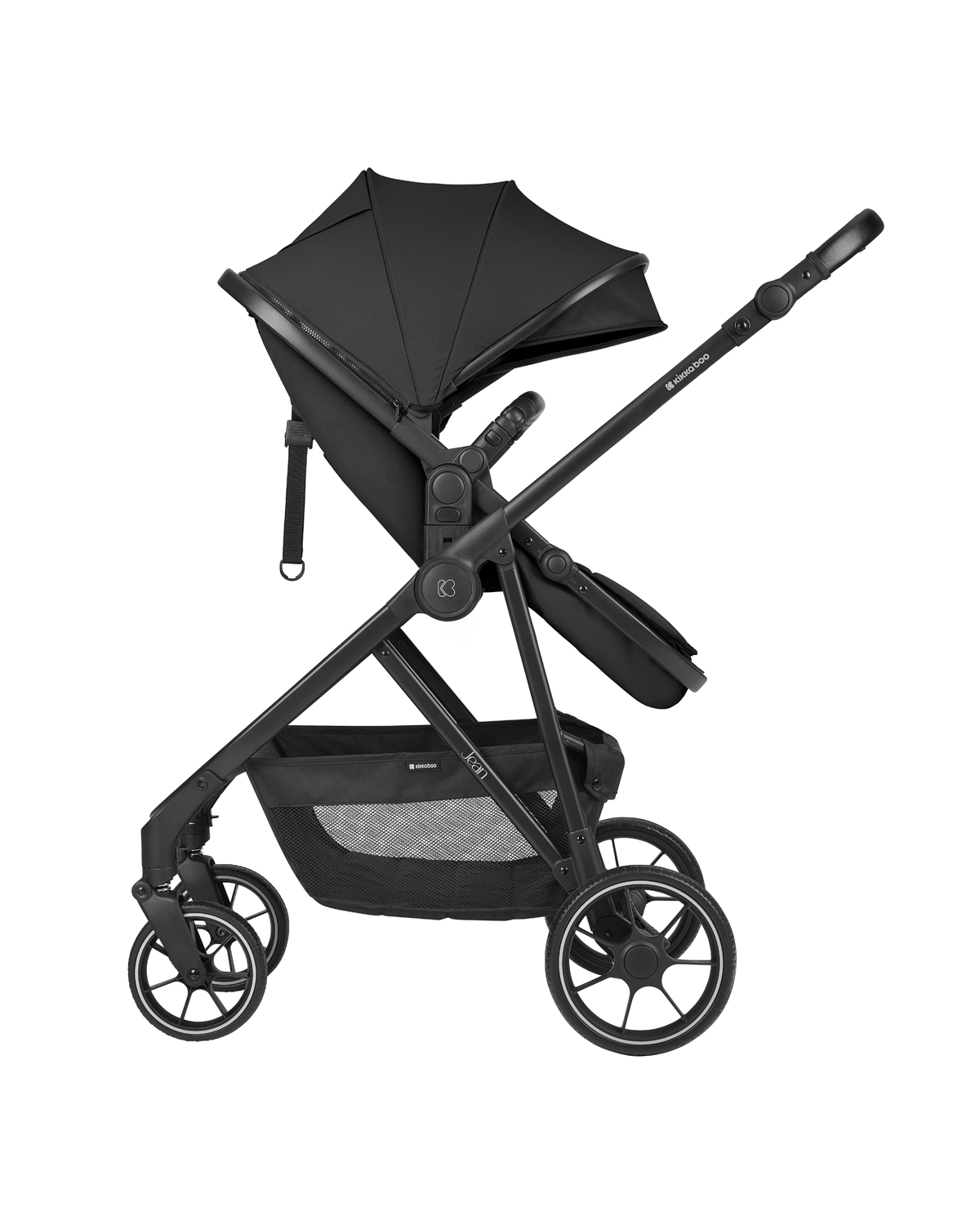 Carrito 3en1 con asiento transf. Jean Negro
