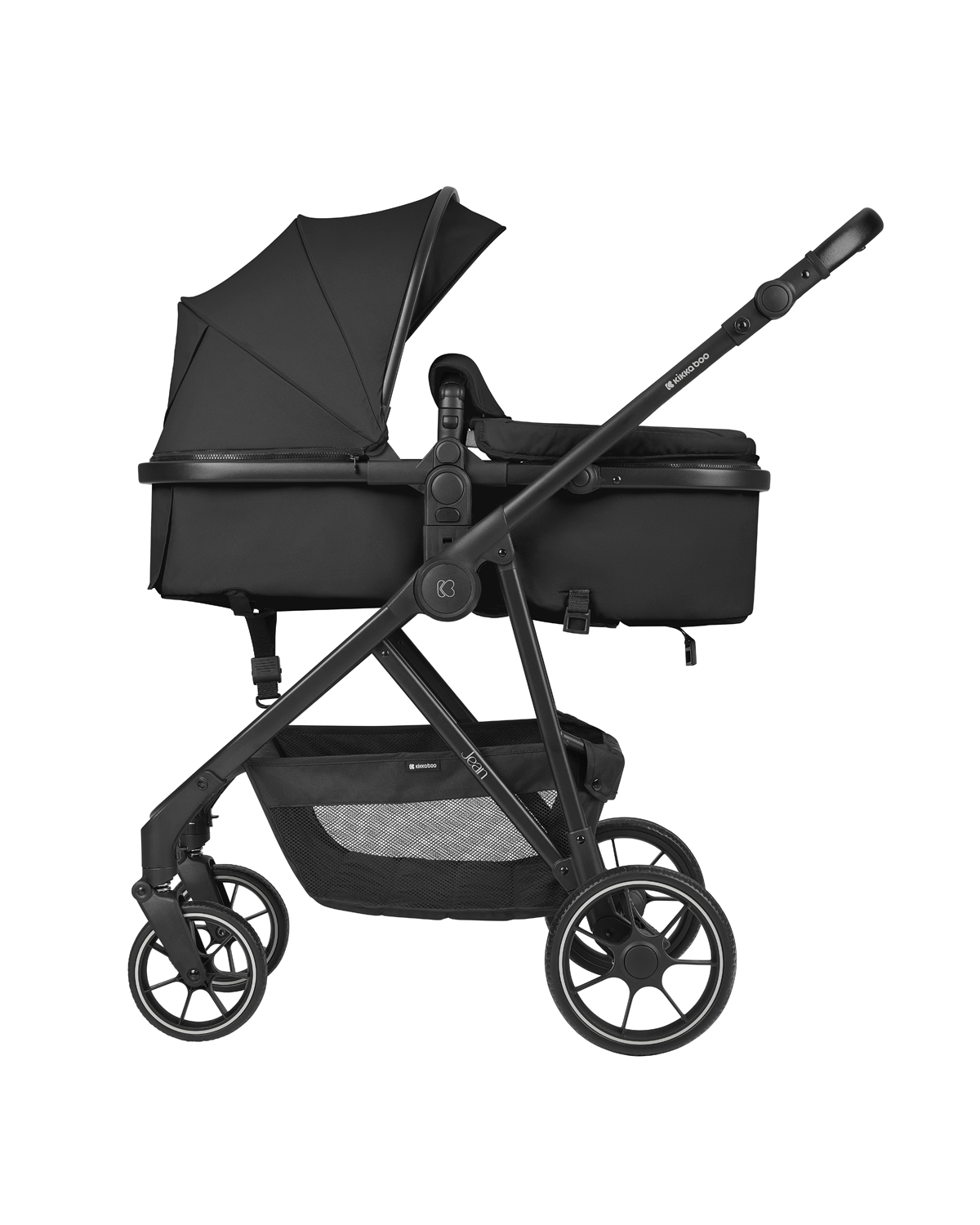 Carrito 3en1 con asiento transf. Jean Negro