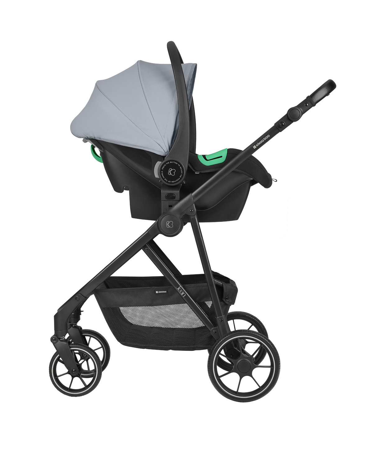 Carrito 3en1 con asiento transf. Jean Gris Oscuro