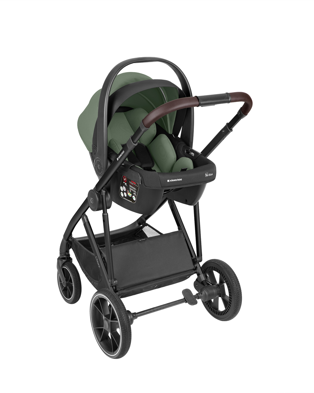 Stroller 3in1 with carrycot Chiara Army Green