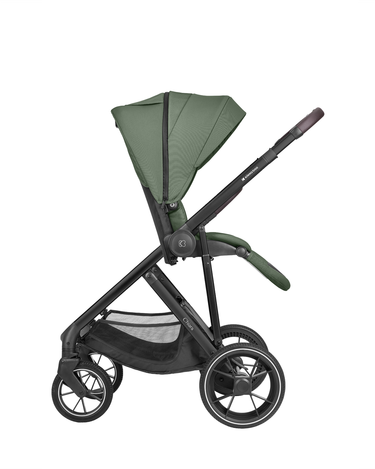 Stroller 3in1 with carrycot Chiara Army Green