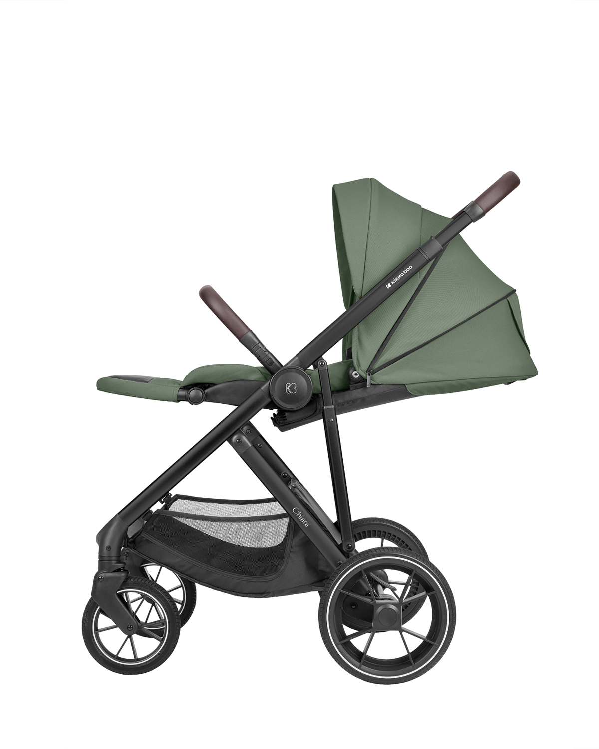 Stroller 3in1 with carrycot Chiara Army Green