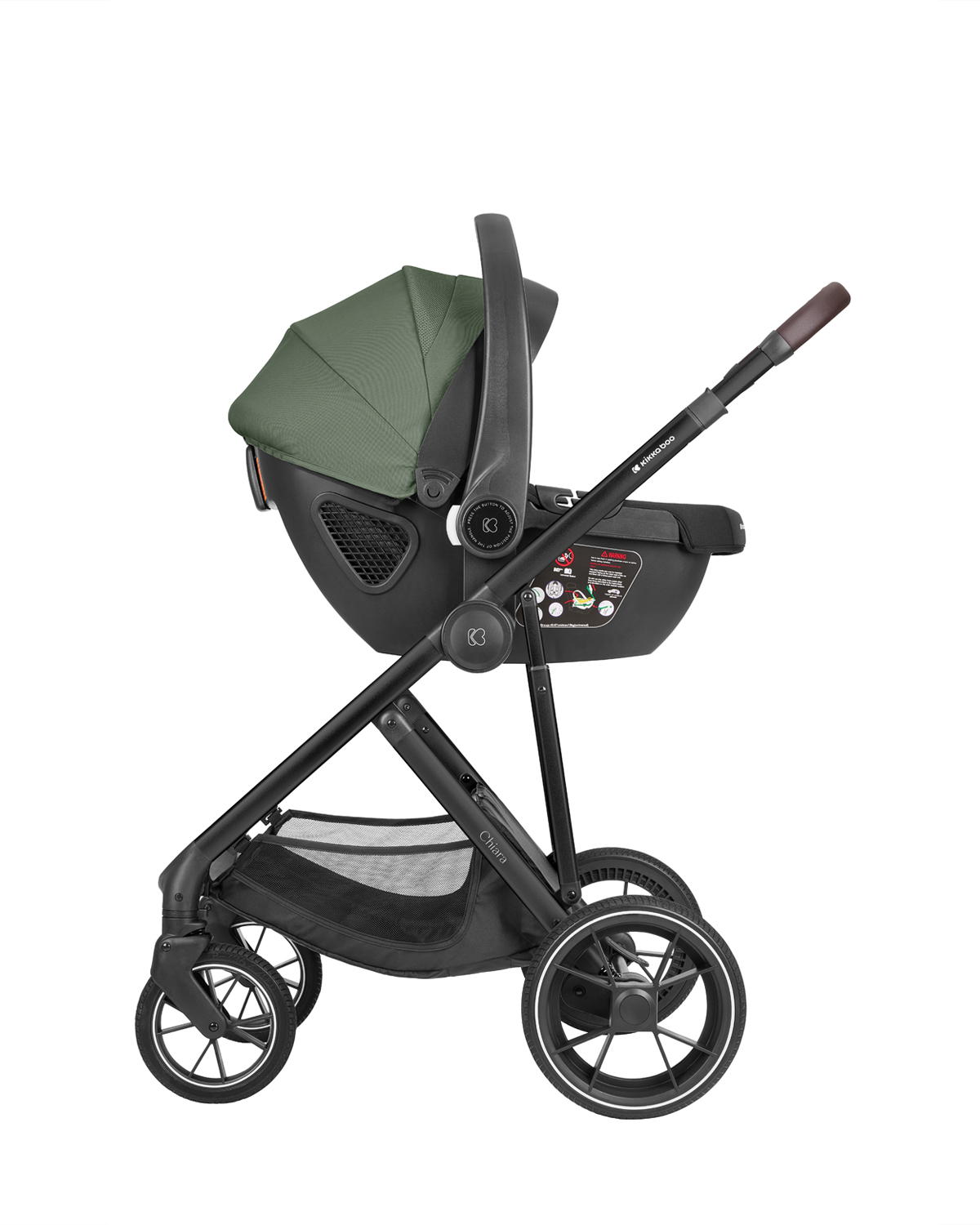 Stroller 3in1 with carrycot Chiara Army Green