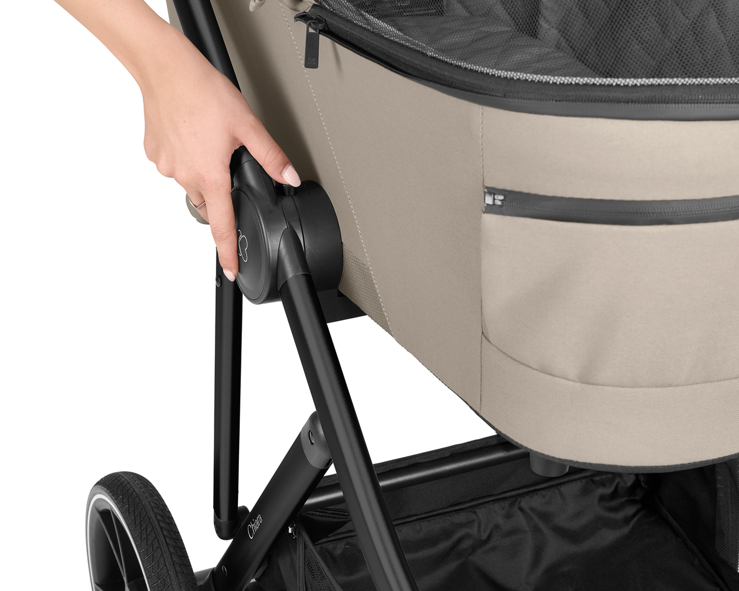 Stroller 3in1 with carrycot Chiara Beige
