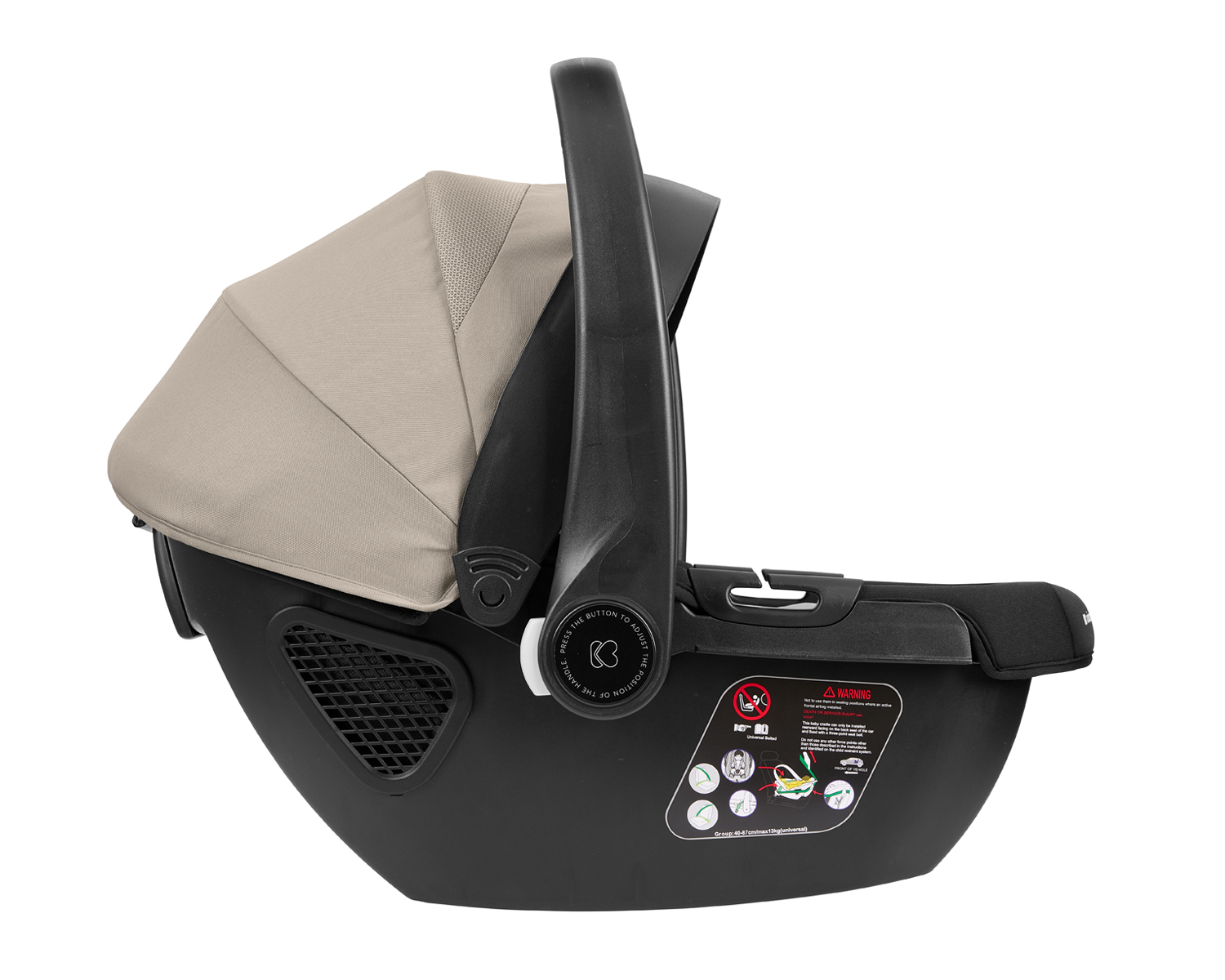 Stroller 3in1 with carrycot Chiara Beige