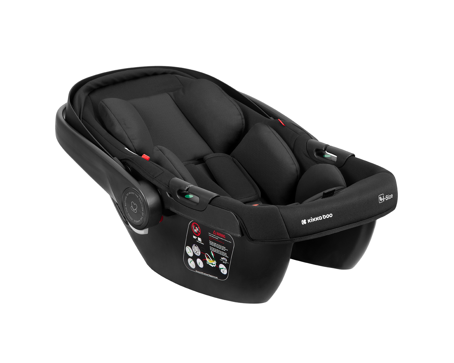 Stroller 3in1 with carrycot Chiara Black