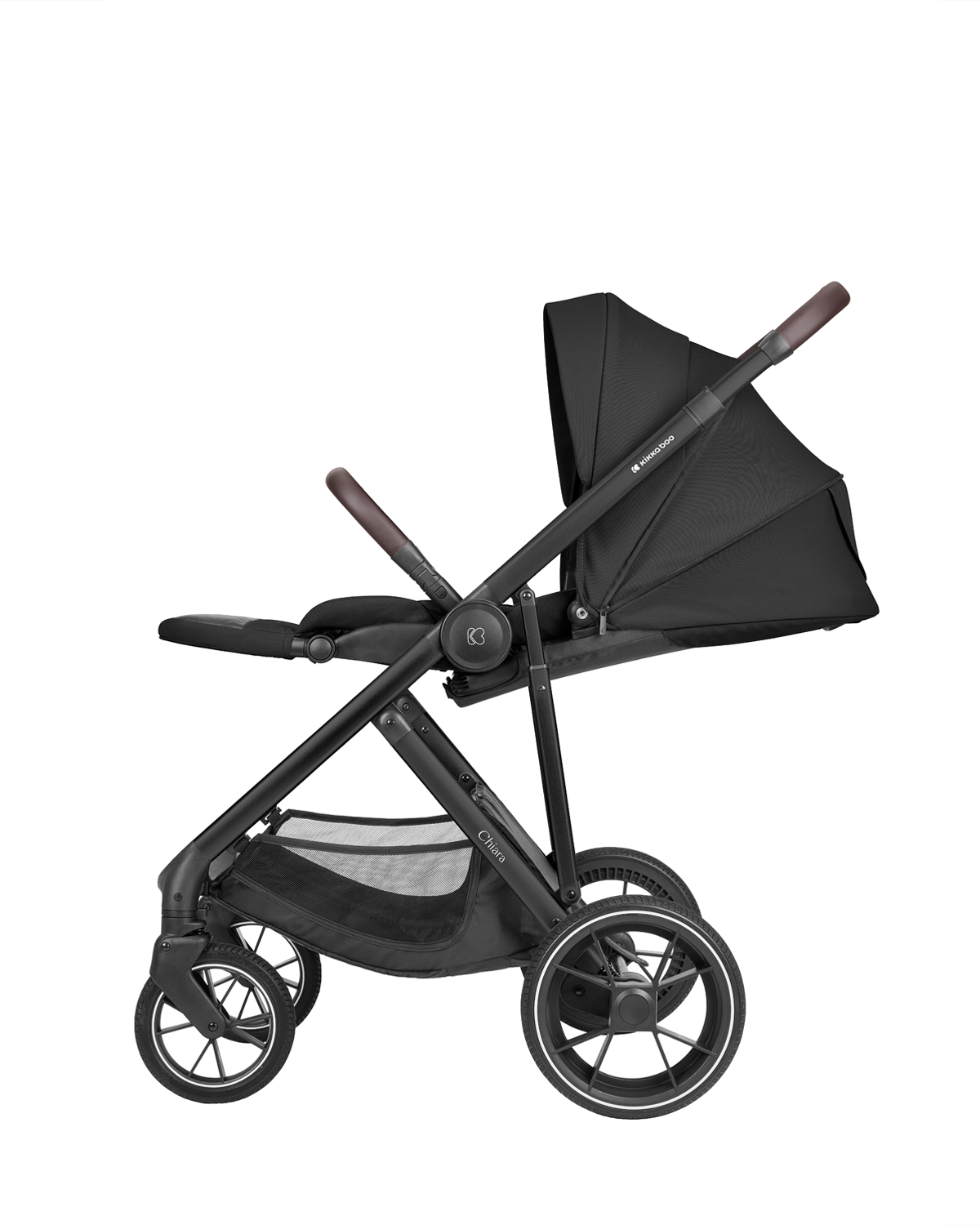 Stroller 3in1 with carrycot Chiara Black