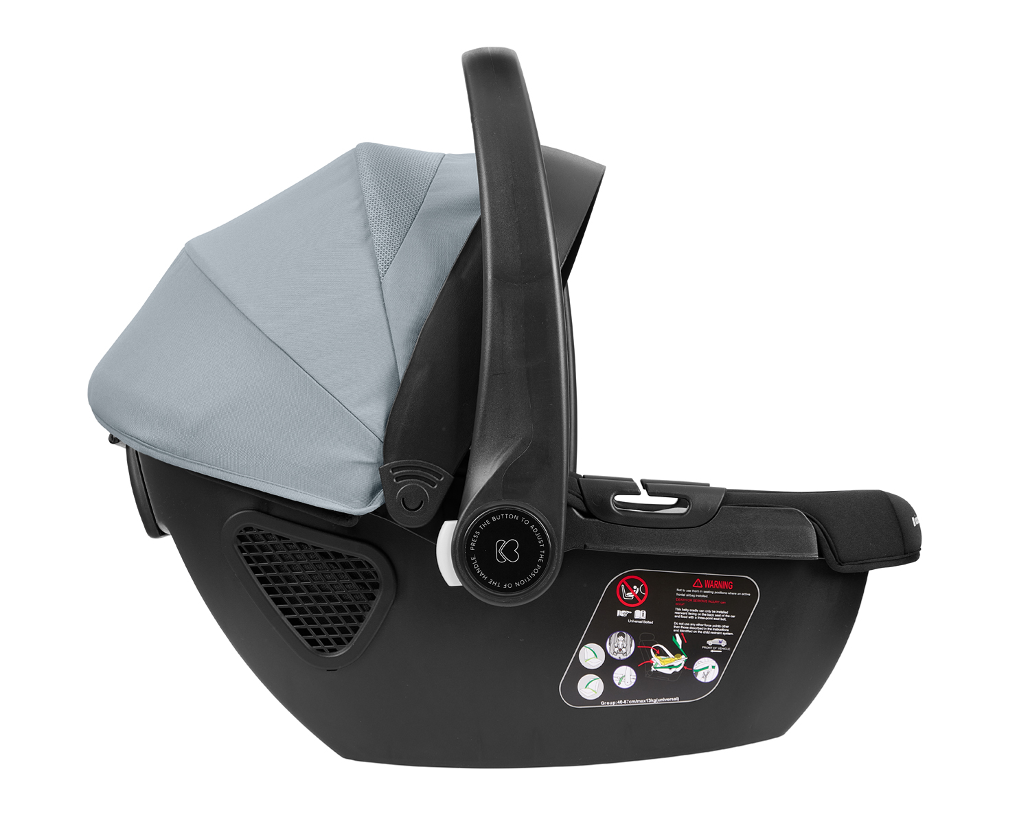 Stroller 3in1 with carrycot Chiara Grey