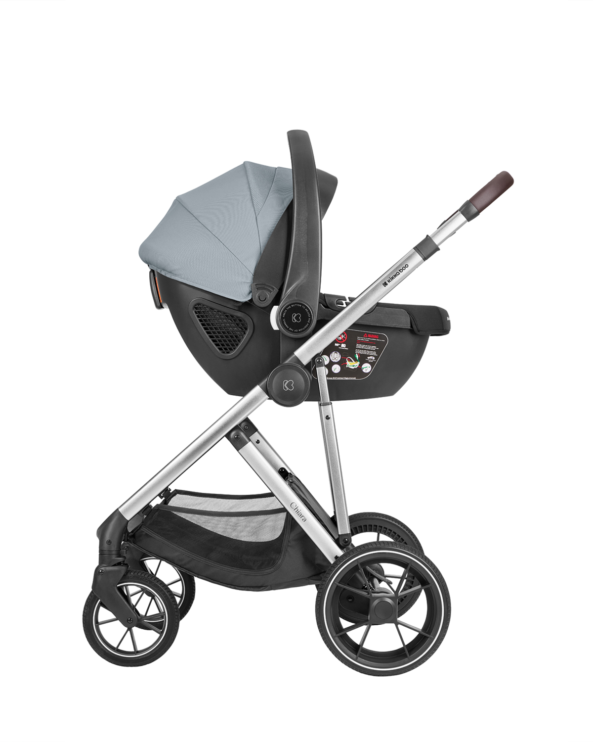 Stroller 3in1 with carrycot Chiara Grey