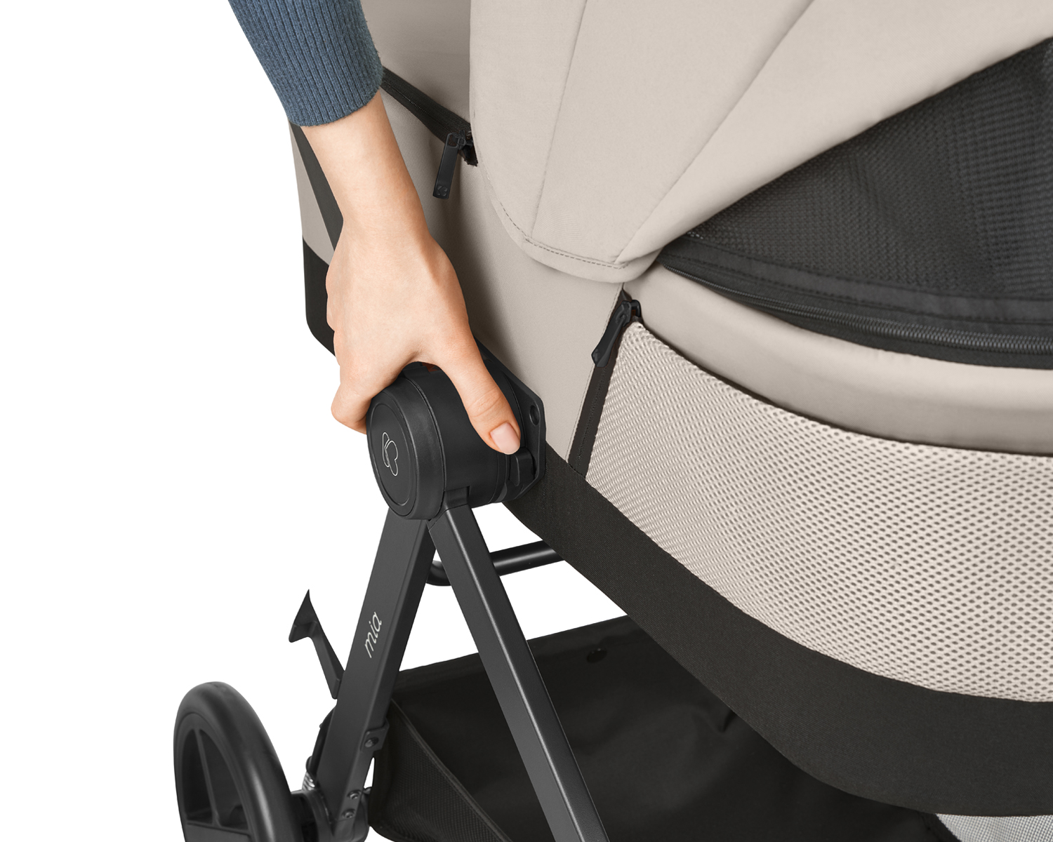 Carrito de bebé 3en1 con capazo Mia Beige