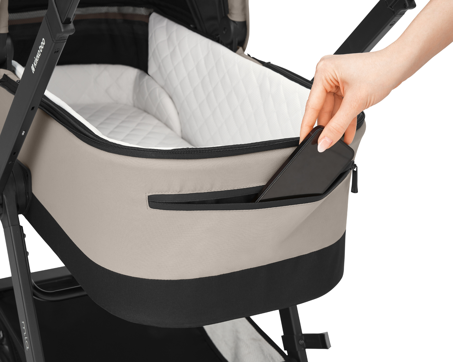 Carrito de bebé 3en1 con capazo Mia Beige