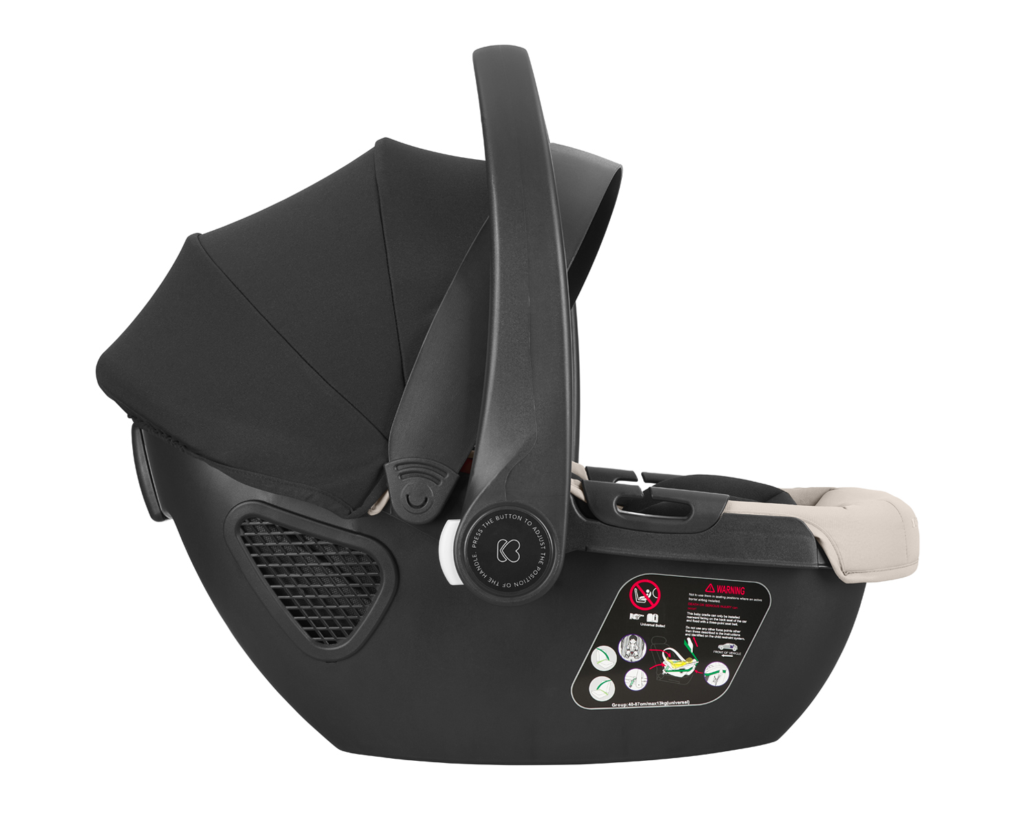 Carrito de bebé 3en1 con capazo Mia Beige