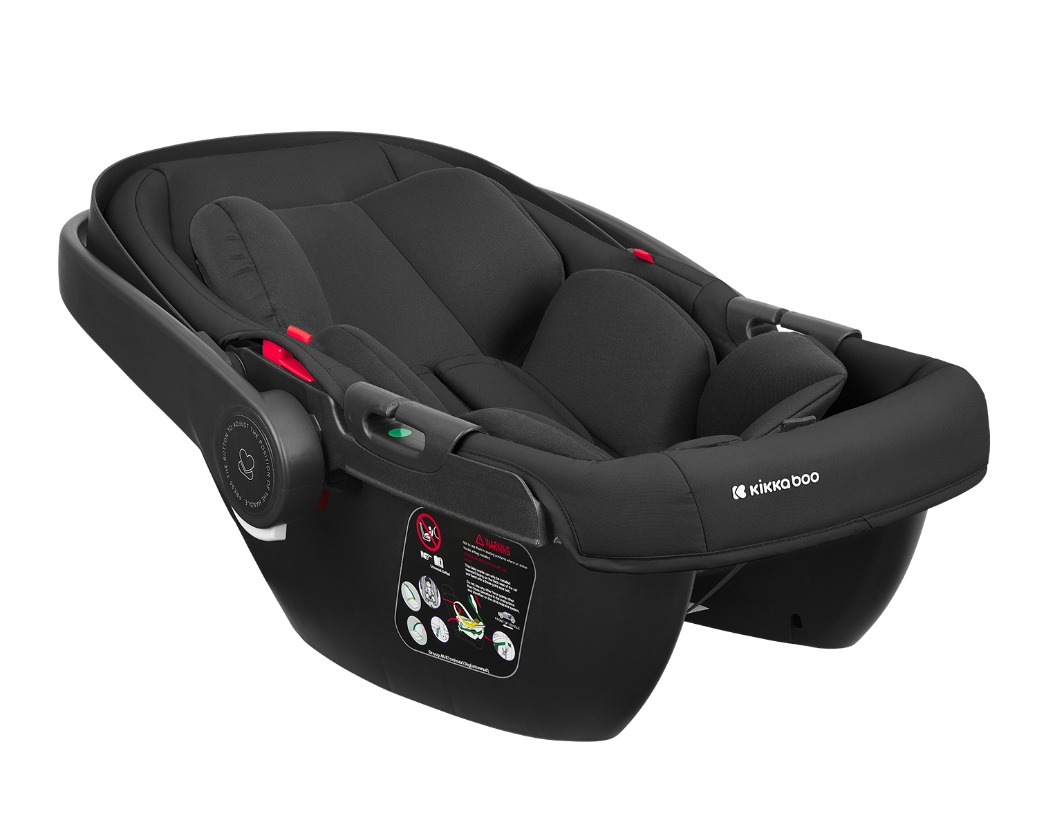 Carrito de bebé 3en1 con capazo Mia Negro