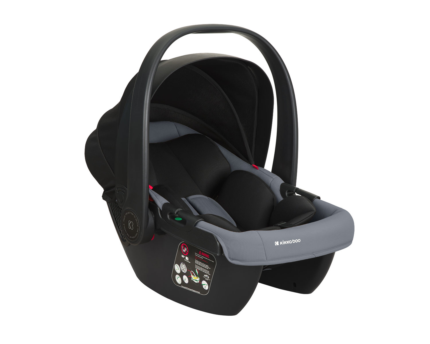 Carrito de bebé 3en1 con capazo Mia Gris