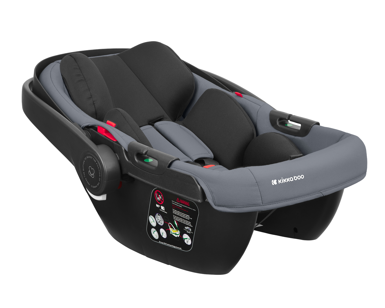 Carrito de bebé 3en1 con capazo Mia Gris