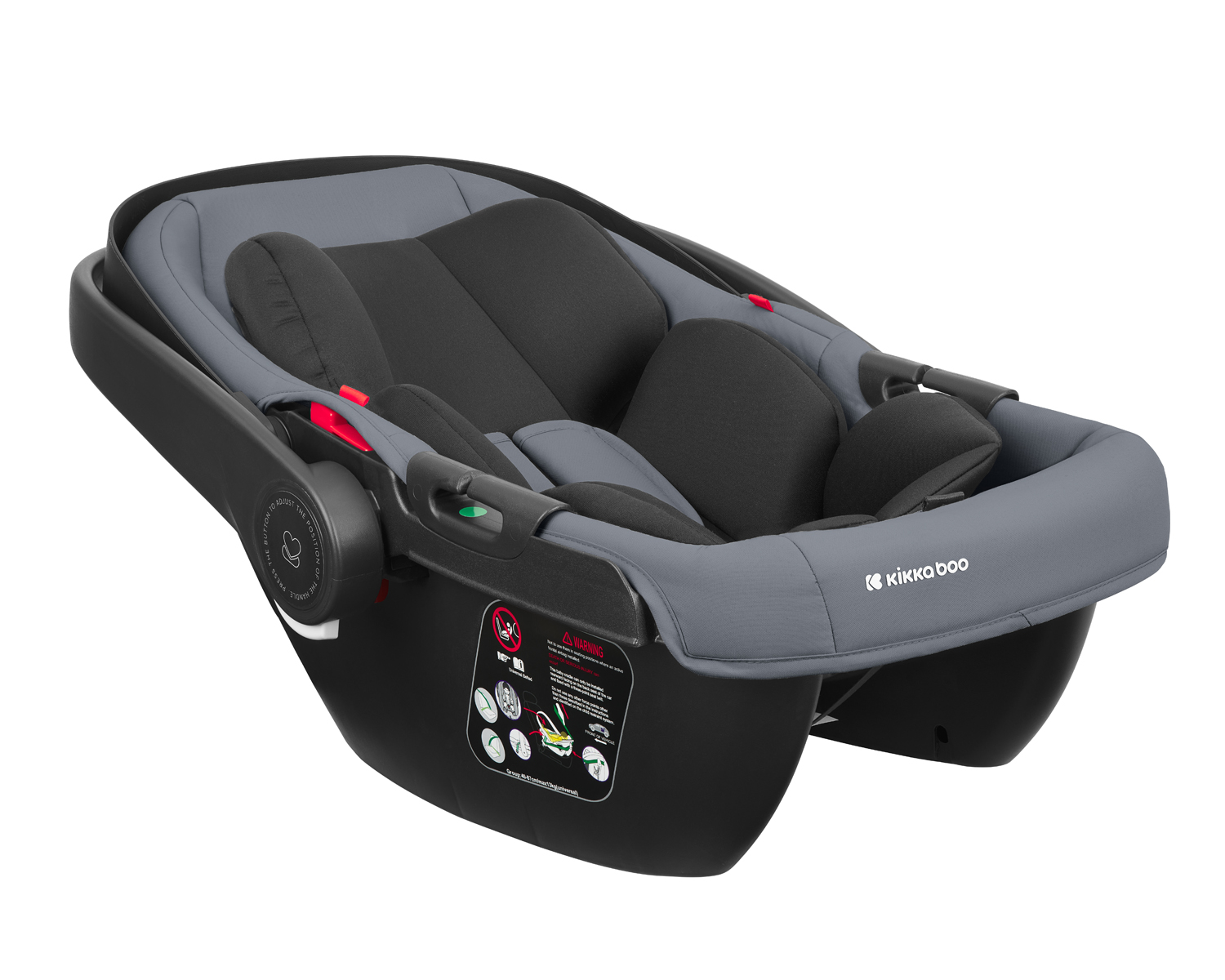 Carrito de bebé 3en1 con capazo Mia Gris