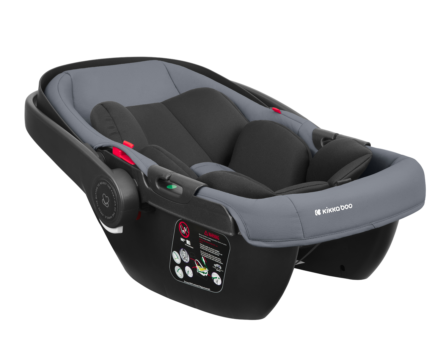 Carrito de bebé 3en1 con capazo Mia Gris