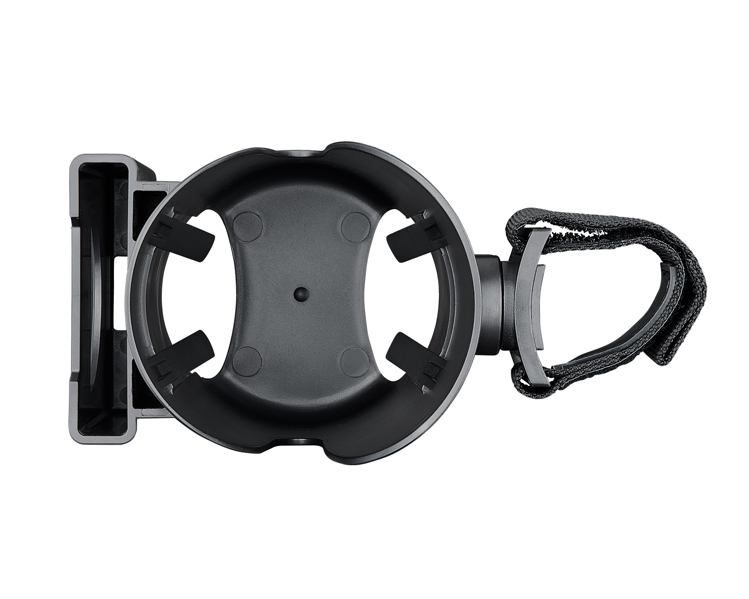 Portavasos/porta botellas con bolsillo para teléfono