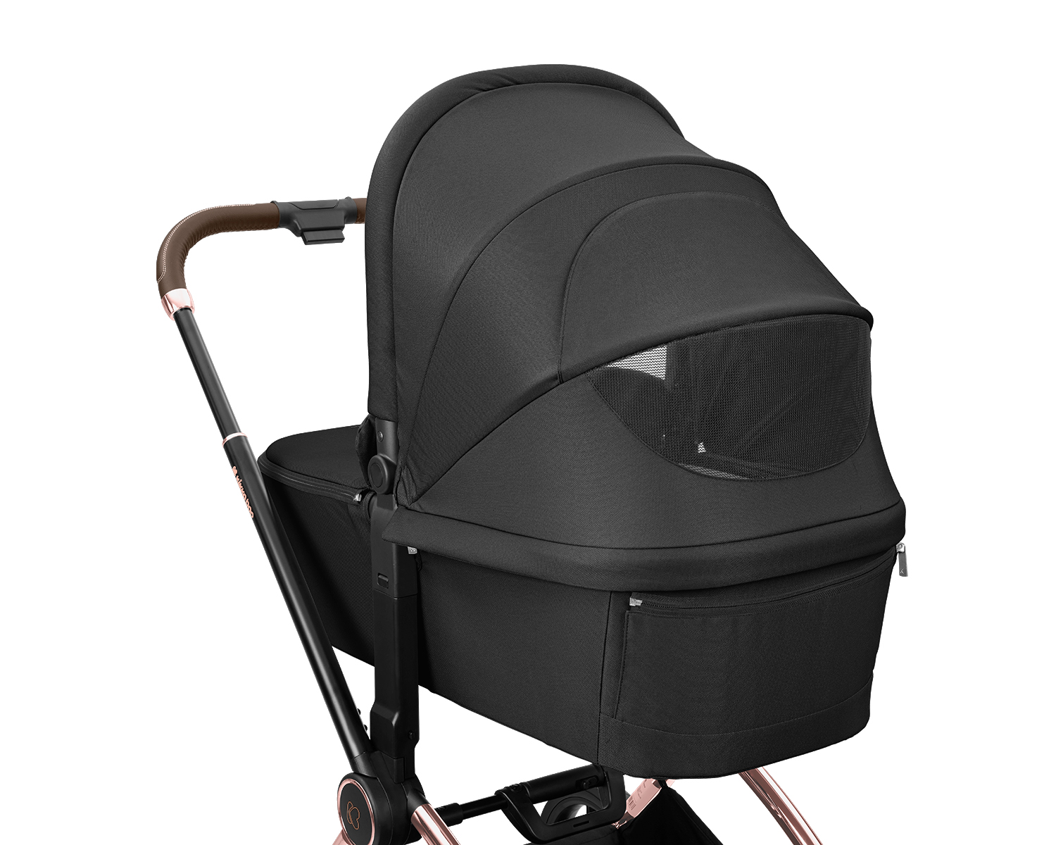 Carrito de bebé 2en1 con capazo Kara Negro