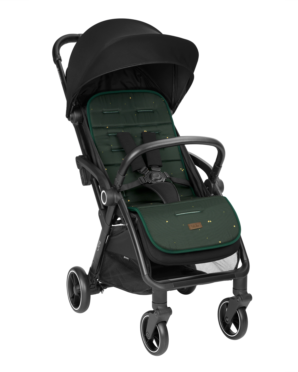 Stroller liner  Secret Garden Deep Green