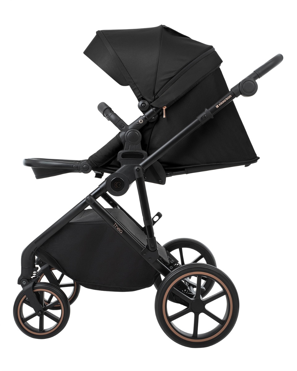 Carrito de bebé 2en1 con capazo Thea Negro 2024