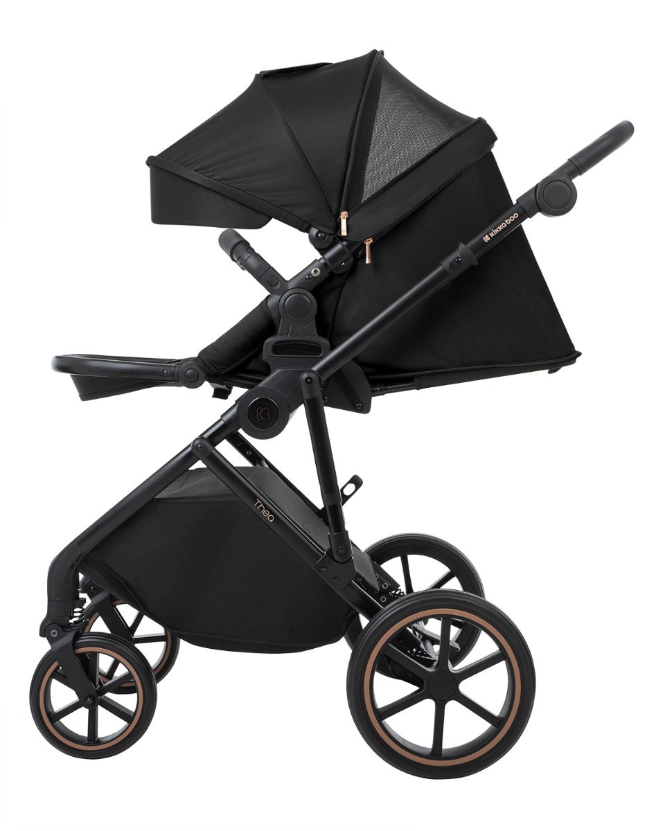 Carrito de bebé 2en1 con capazo Thea Negro 2024