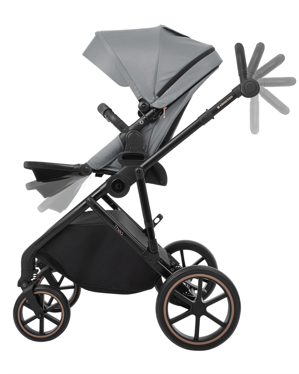 Carrito de bebé 2en1 con capazo Thea Gris 2024