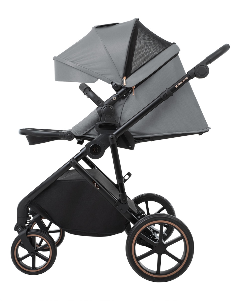 Carrito de bebé 2en1 con capazo Thea Gris 2024