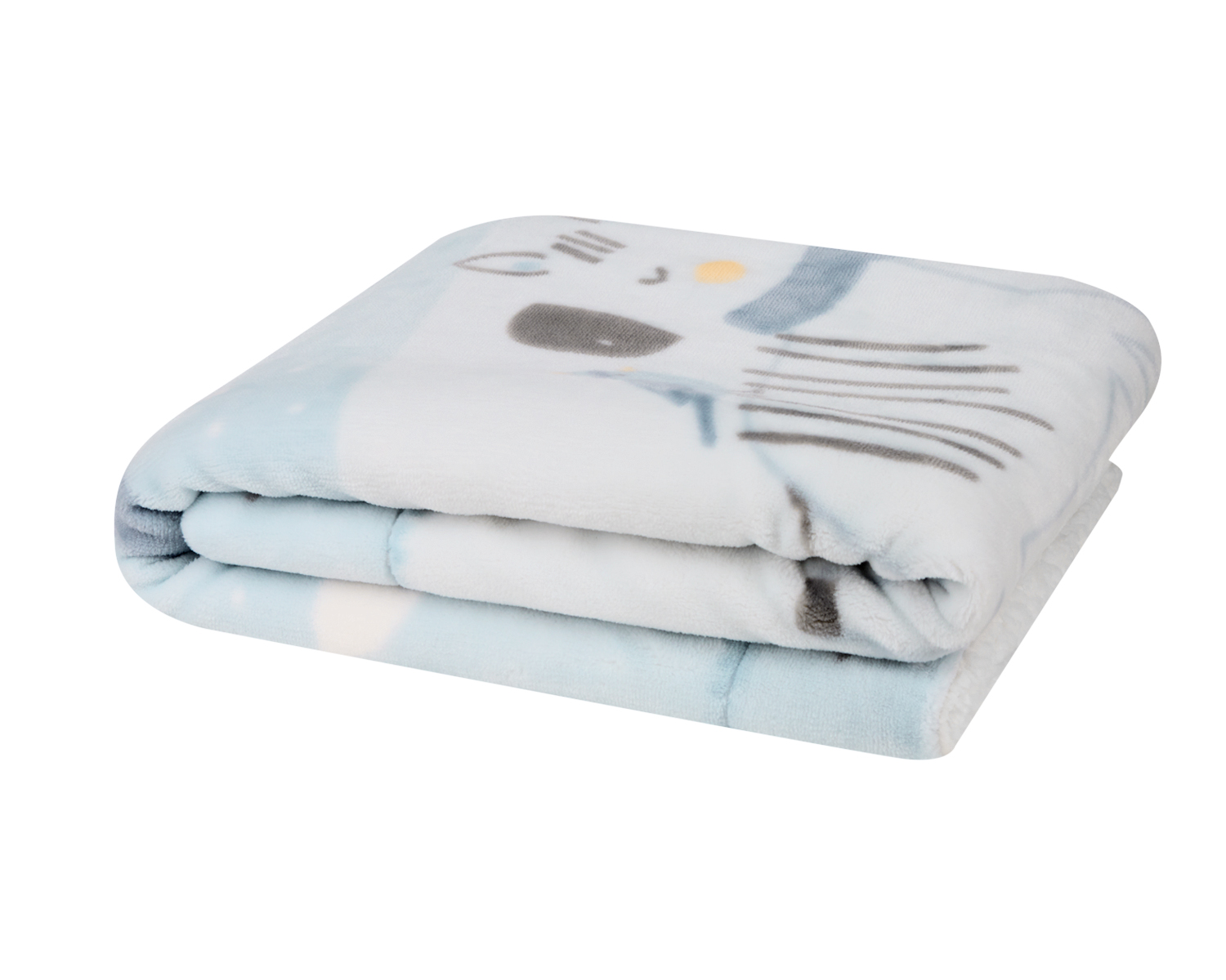 Manta de sherpa supersuave para bebé 110/140 cm Stripy Friends