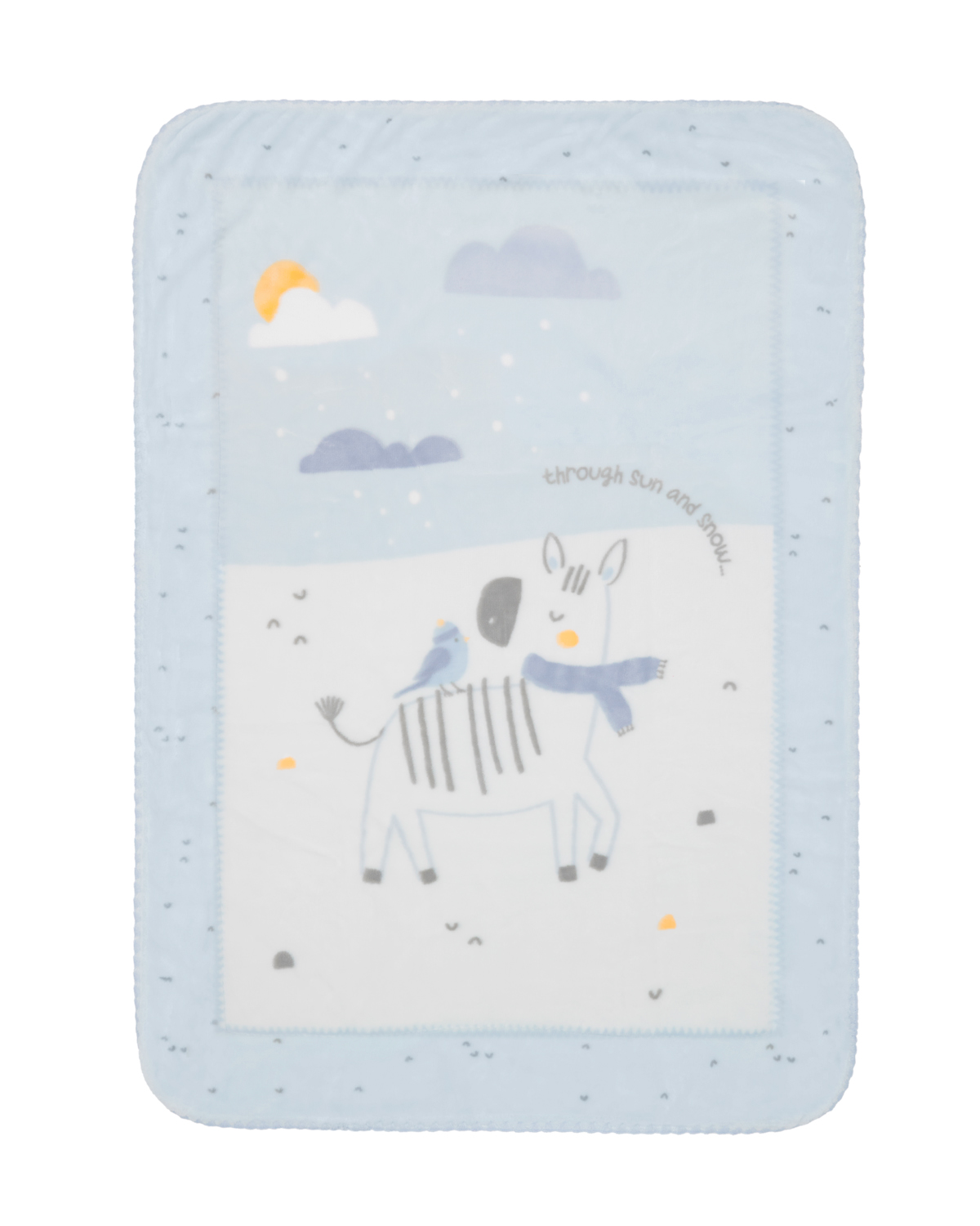 Manta de bebé super suave 80/110 cm Stripy Friends