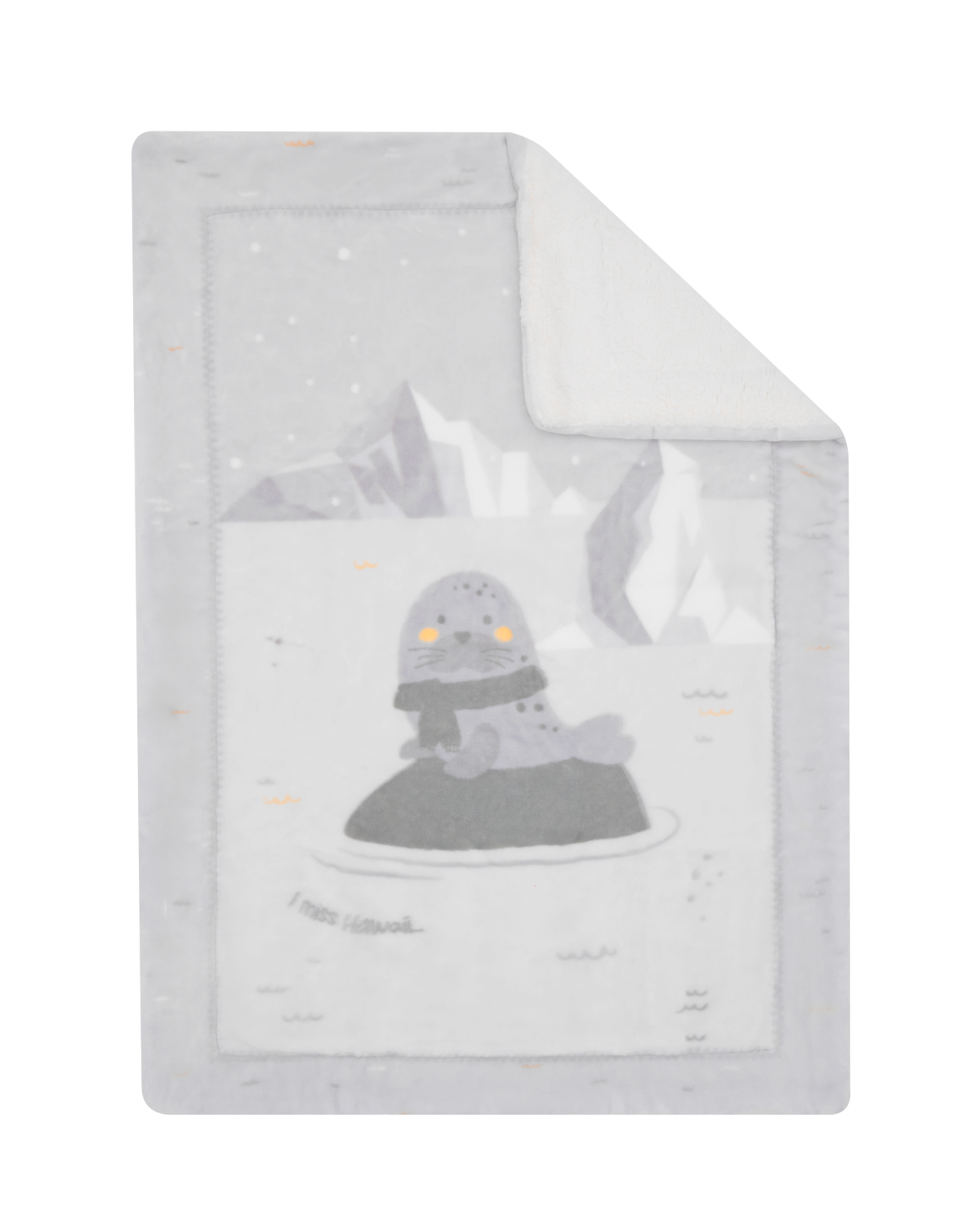 Manta de sherpa supersuave para bebé 80/110 cm Seally Me