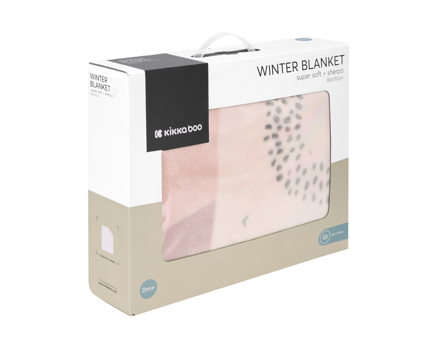 Manta de sherpa supersuave para bebé 110/140 cm Hedge-hugs