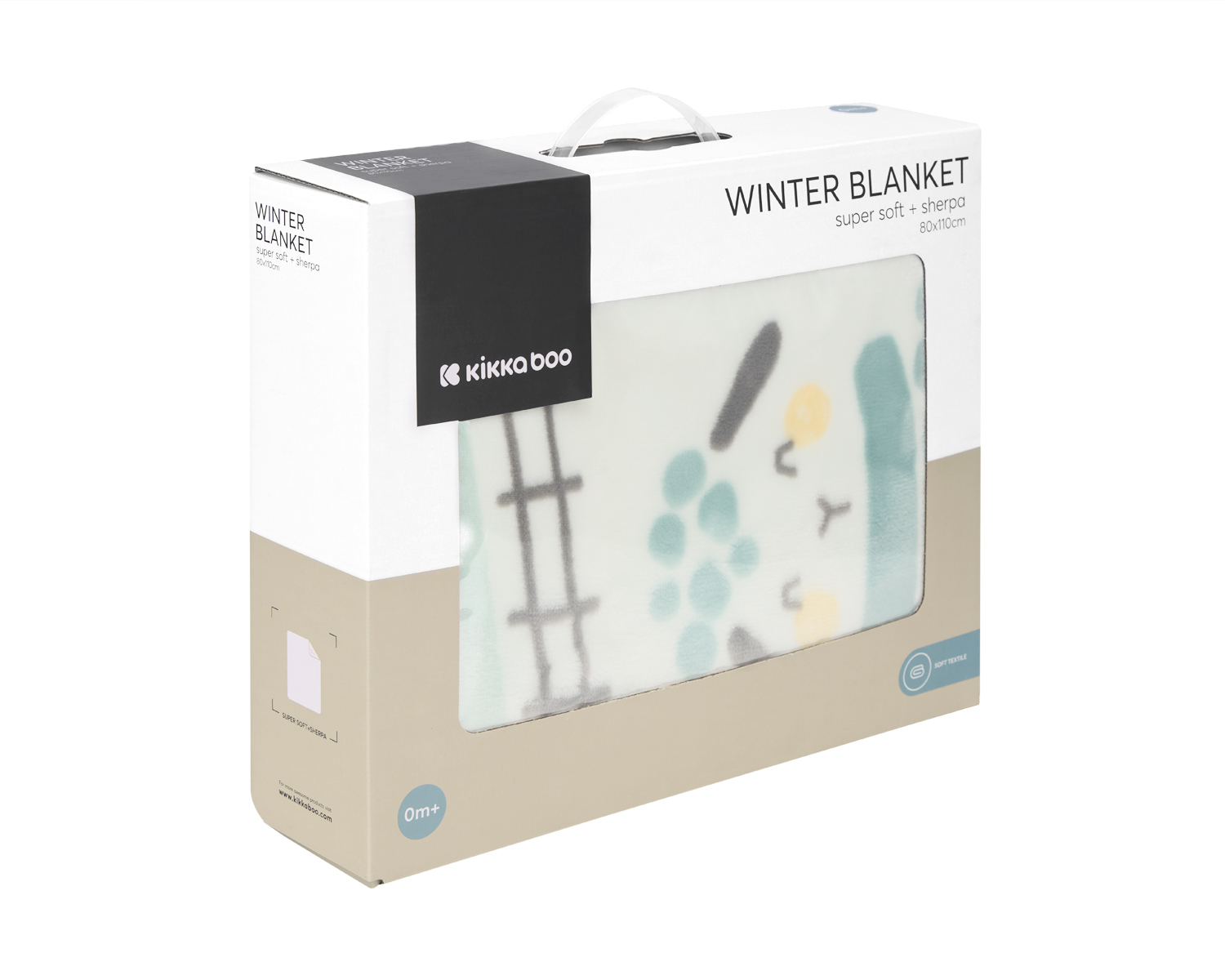 Manta de sherpa supersuave para bebé 110/140 cm Sleepy Sheep