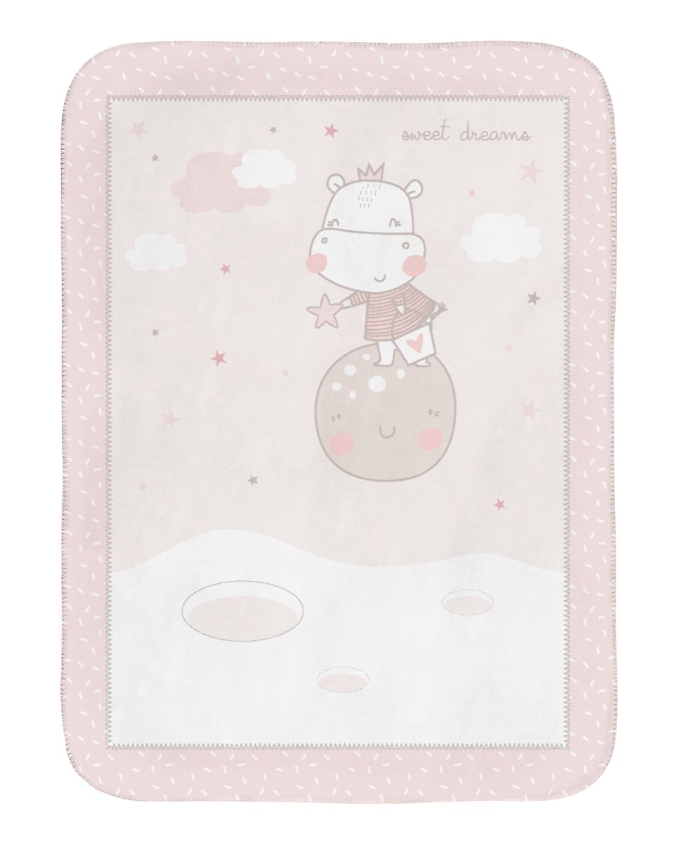 Manta de bebé super suave 80/110 cm Hippo Dreams