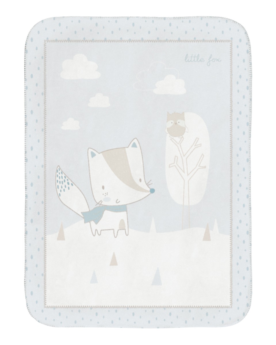 Manta de bebé super suave 110/140 cm Little Fox