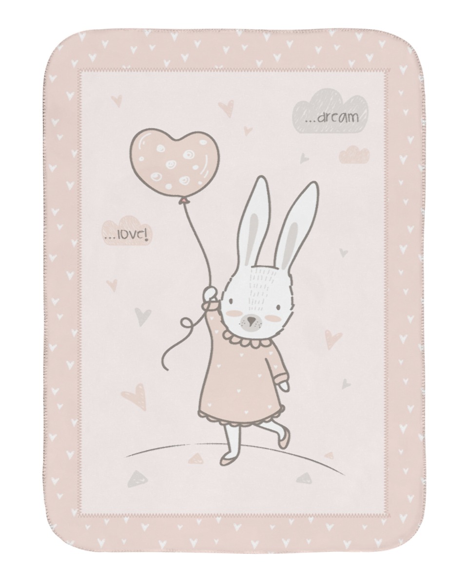 Manta de bebé super suave 110/140 cm Rabbits in Love