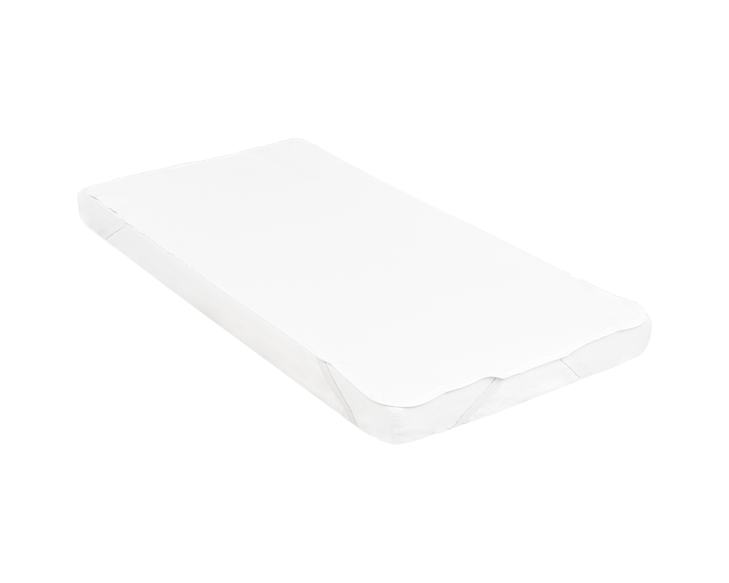 Protector de colchón plano - algodón 80/50 cm para mini cuna