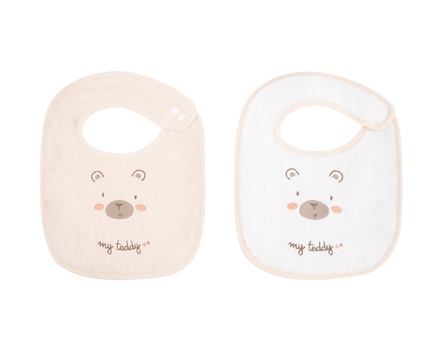 Set de 2 baberos de rizo My Teddy