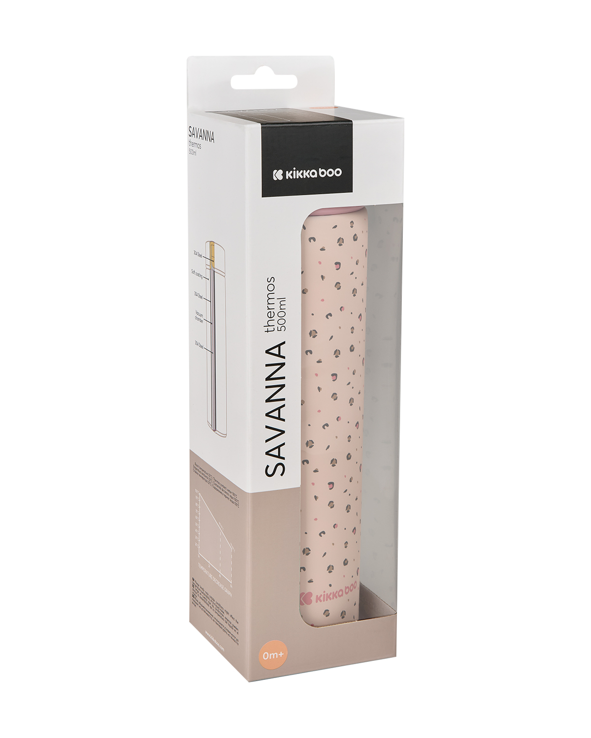Termo Savanna 500ml Rosa
