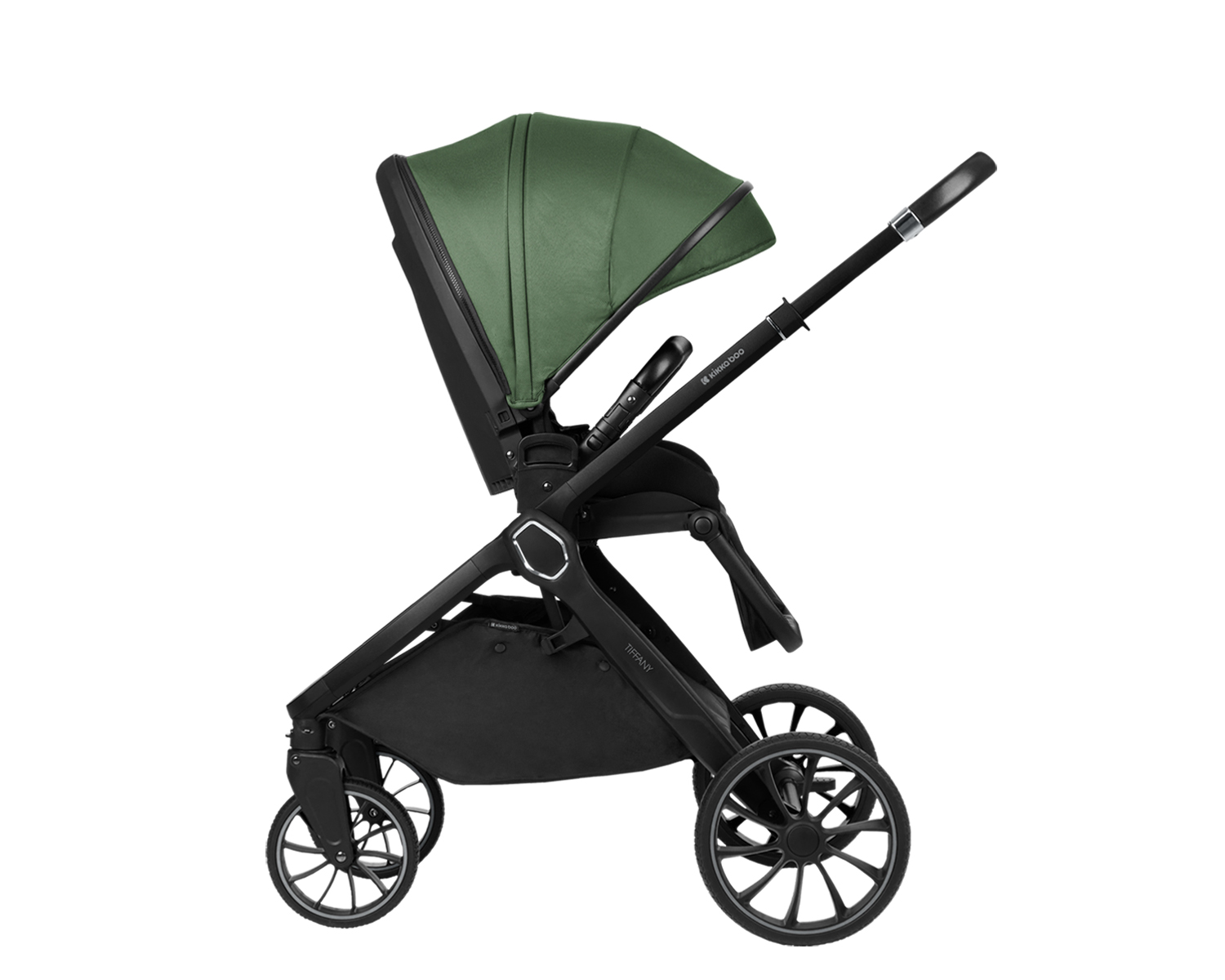 Carrito de bebé 2en1 con capazo Tiffany Verde Militar 2024