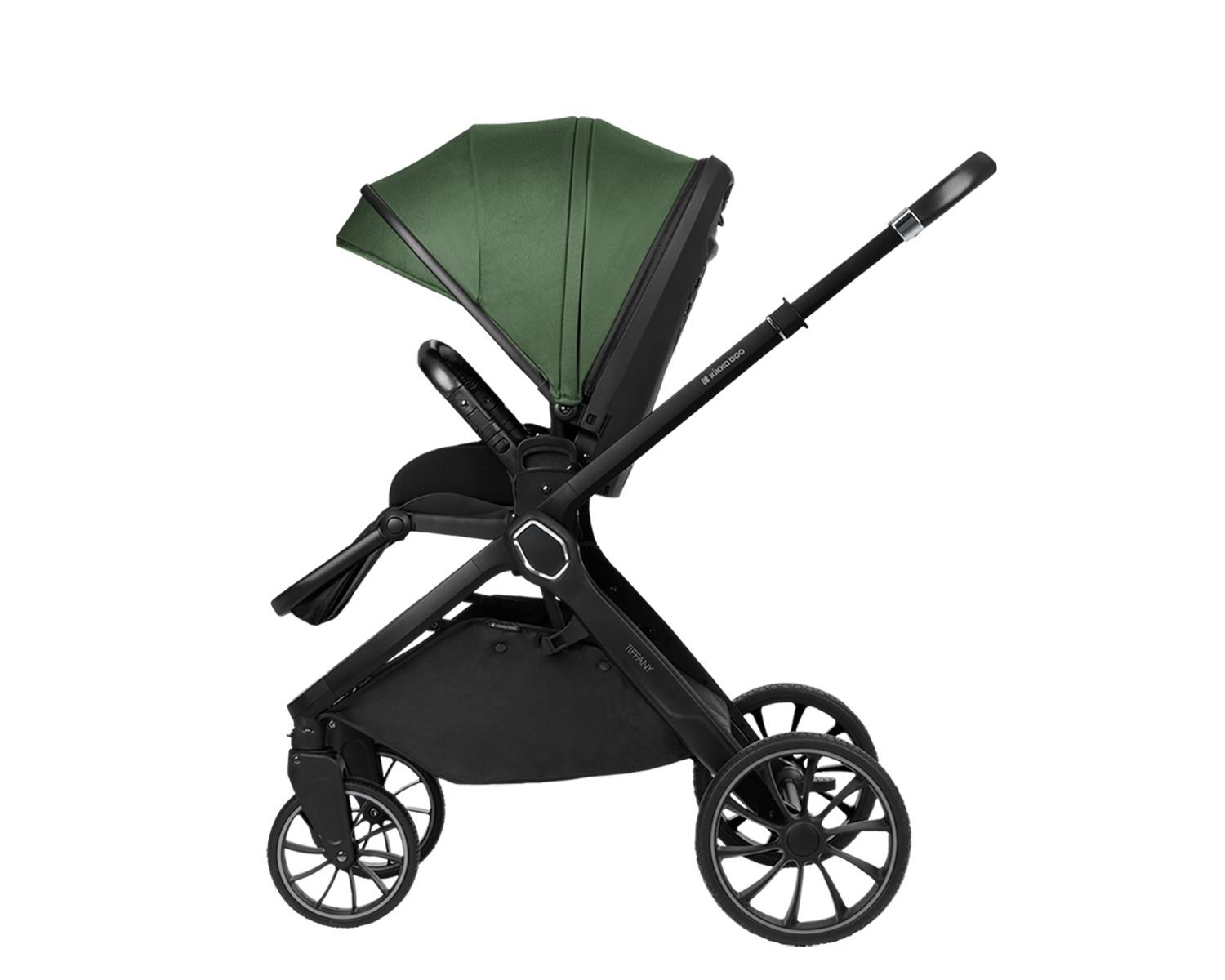 Carrito de bebé 2en1 con capazo Tiffany Verde Militar 2024