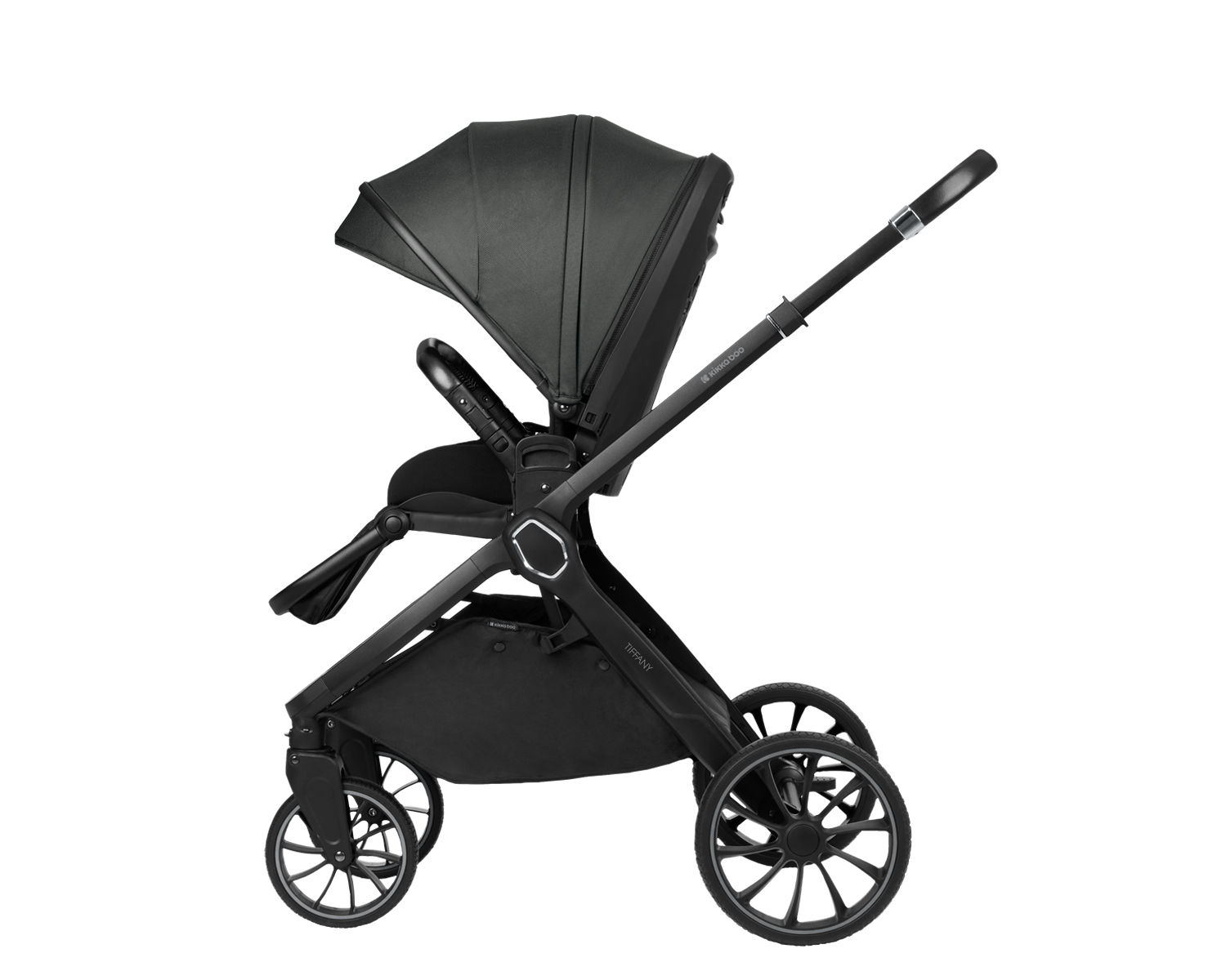 Carrito de bebé 2en1 con capazo Tiffany Gris Oscuro 2024