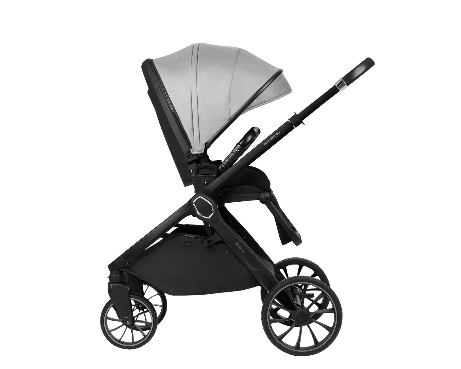 Carrito de bebé 2en1 con capazo Tiffany Gris Claro 2024