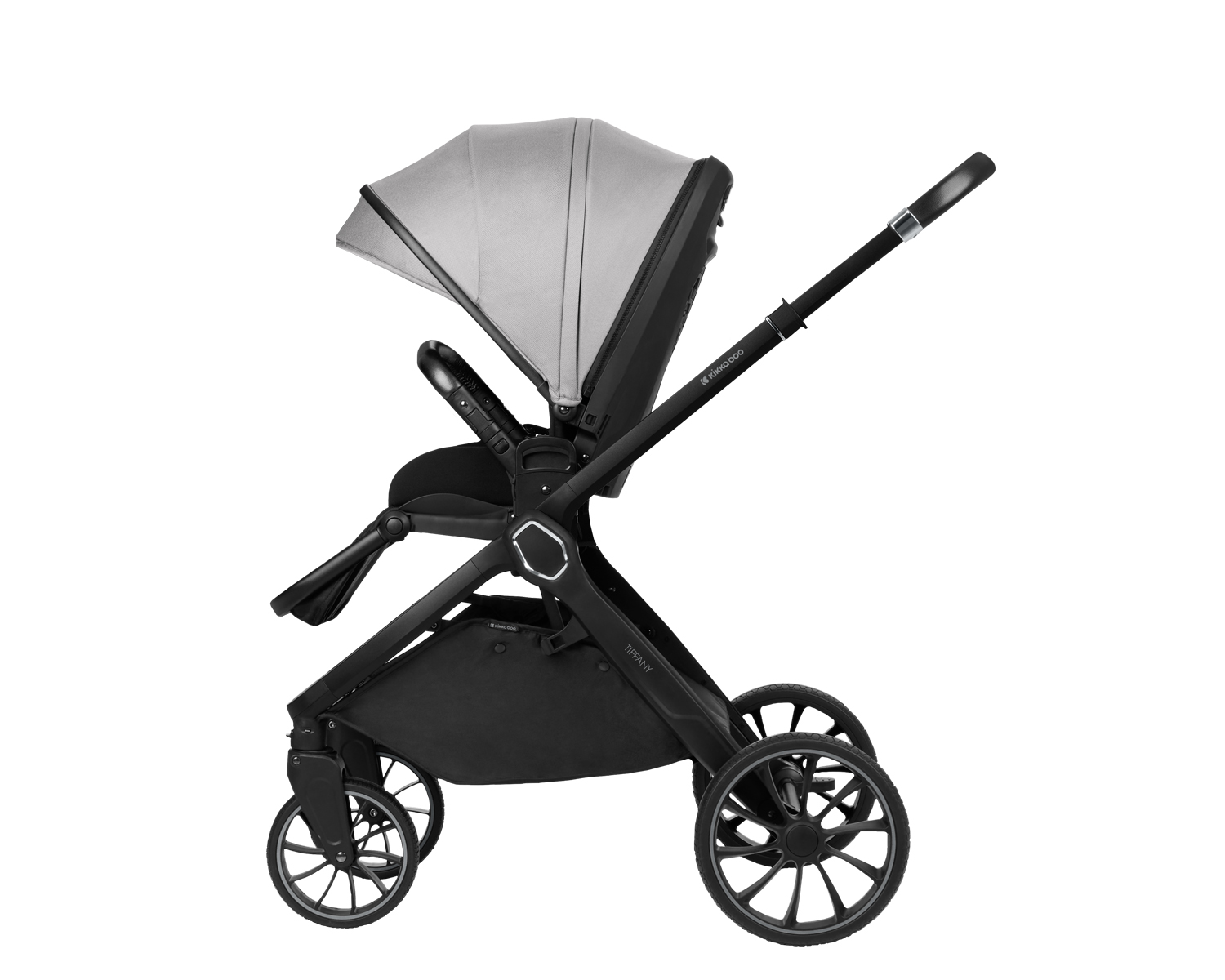 Carrito de bebé 2en1 con capazo Tiffany Gris Claro 2024
