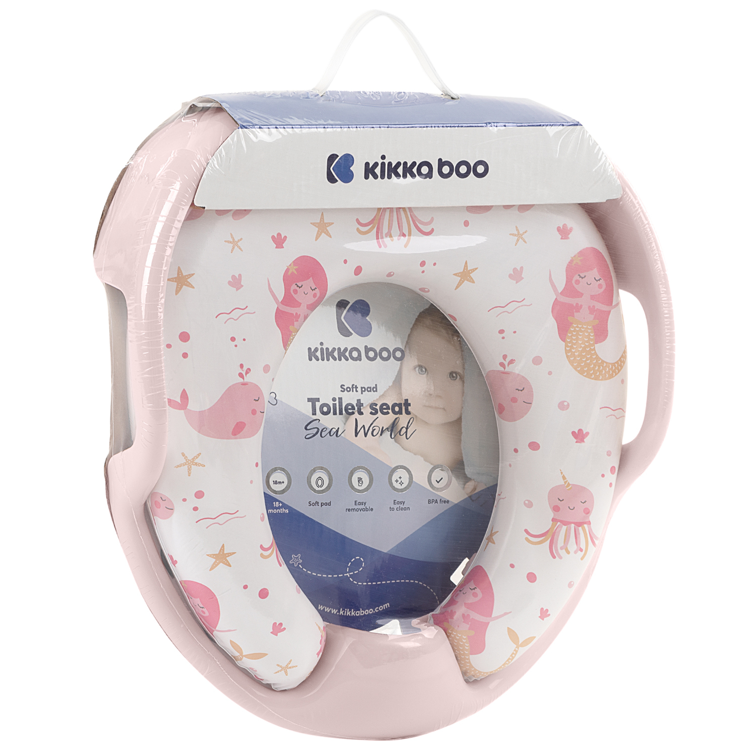 Тоалетна седалка Sea World Pink — снимка 2