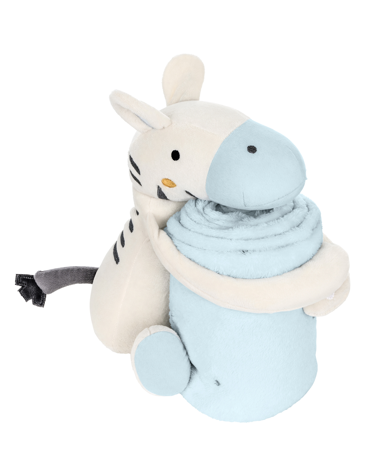 Juguete + manta de bebé Stripy Friends
