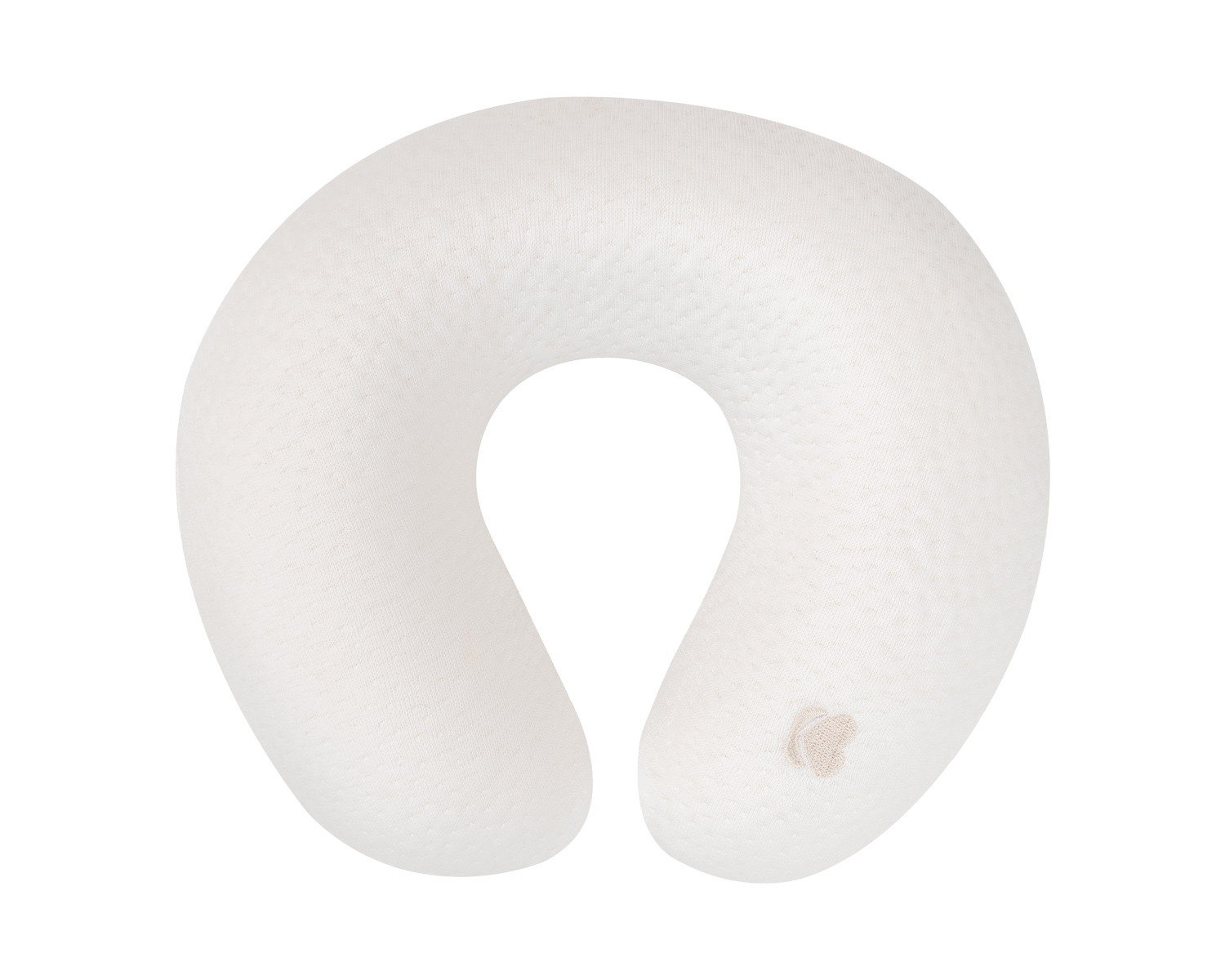 Almohada de viaje de espuma viscoelástica Airknit Blanco