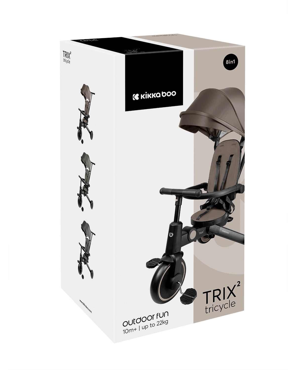 Triciclo 8en1 Trix 2 Beige