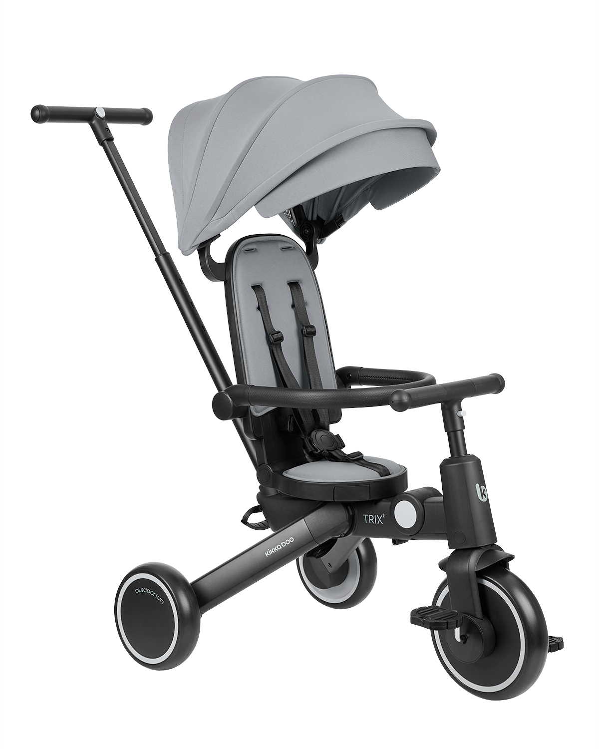 Triciclo 8en1 Trix 2 Gris